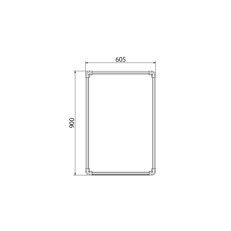 DOGCAGE/ドッグケージ(スタンダード) 目隠し面-600 B【受注生産品】
