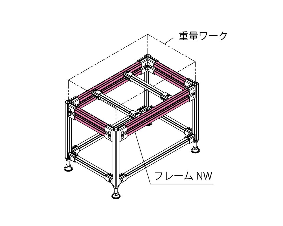 GFunフレームNW 1900mm