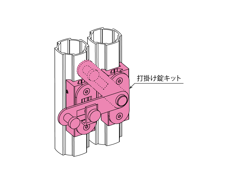 GFun打掛け錠キット