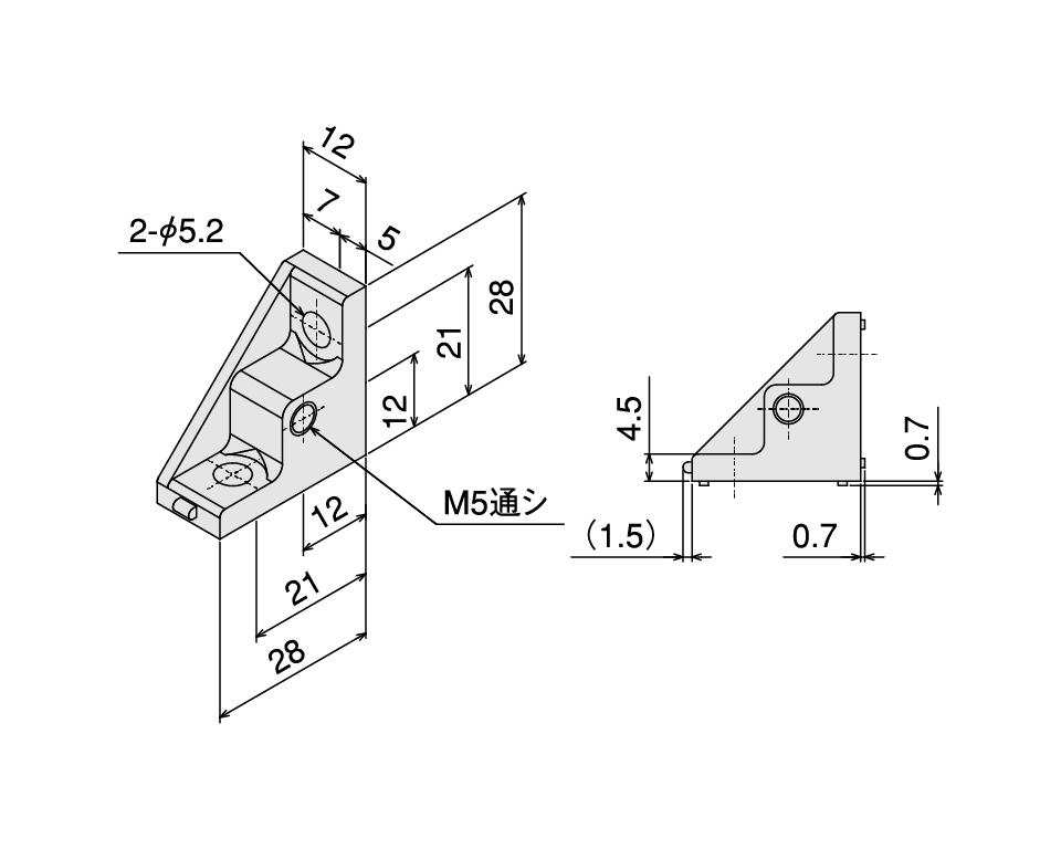 SFunDブラケットSSタップ付（ステン）キット